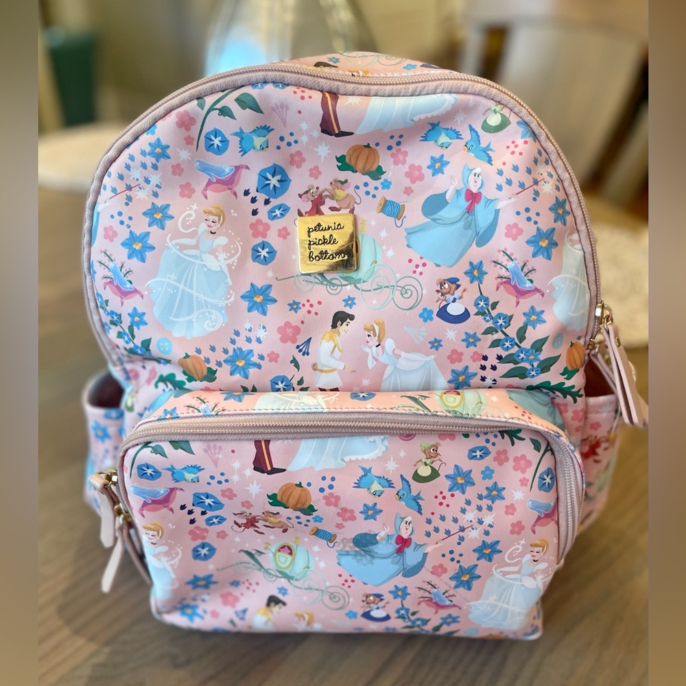 Petunia Pickle Bottom District Diaper Backpack in Cinderella Leatherette